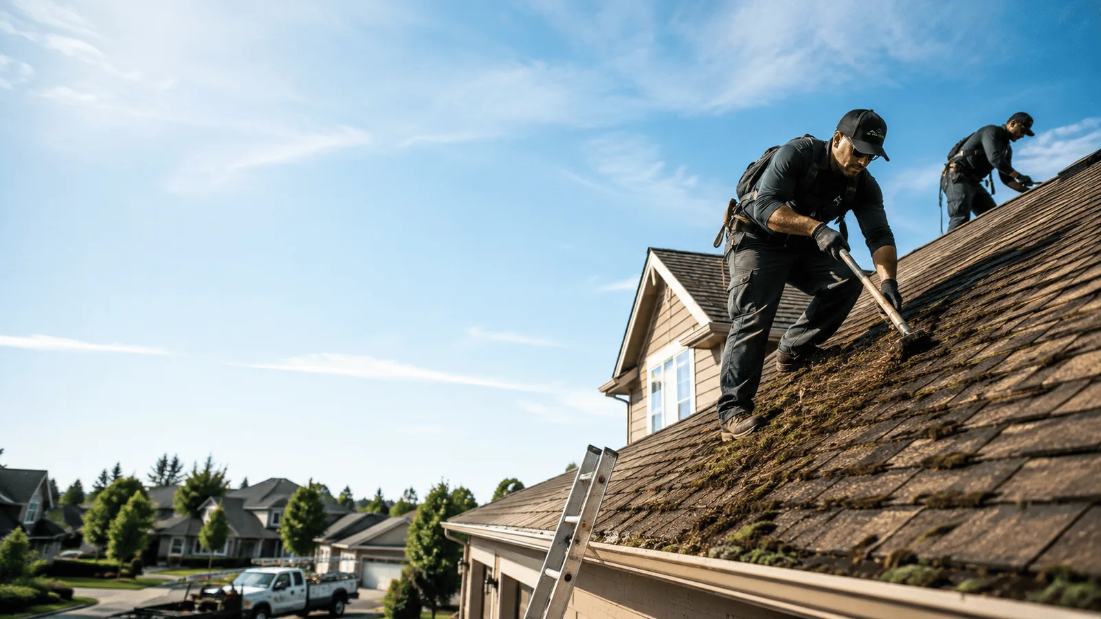 Roof Moss Removal in Clinton, MO near me